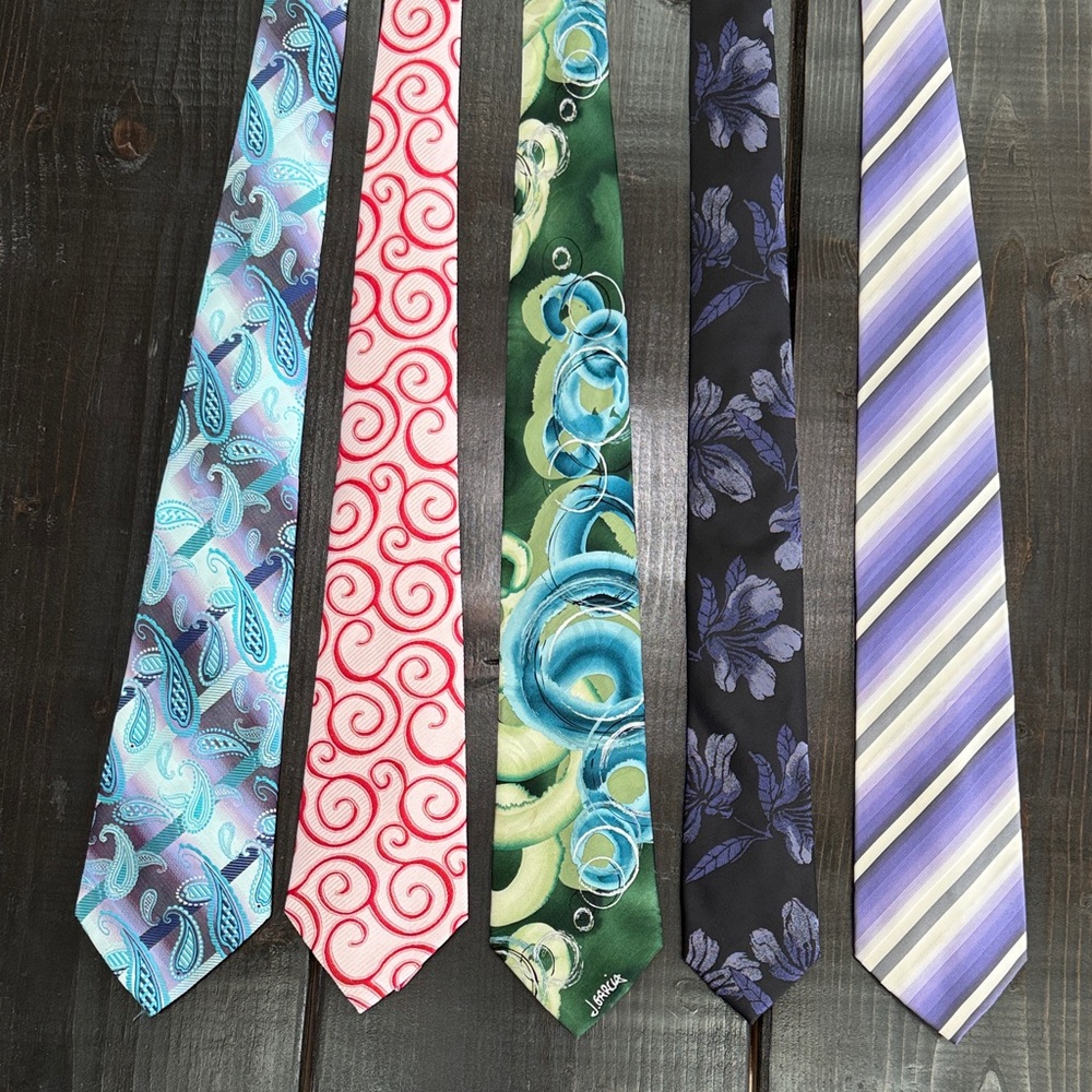 Elegant Men's Tie Set - Multicolor-3
